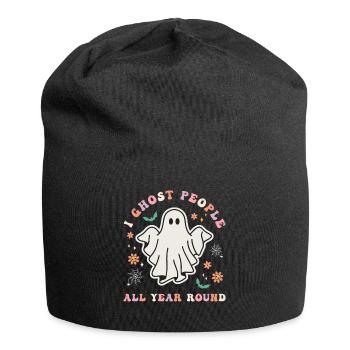 Halloween I Ghost People All Year Long - Jersey Beanie - black - Front