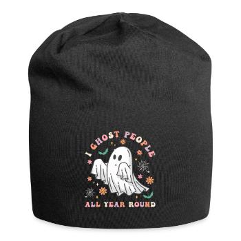 Halloween I Ghost People All Year Long - Jersey Beanie - black - Front