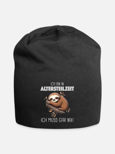Altersteilzeit ATZ - Jersey-Beanie - Schwarz