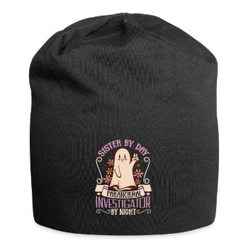 Sœur est une chasseuse de fantômes - Bonnet en jersey - noir - Devant