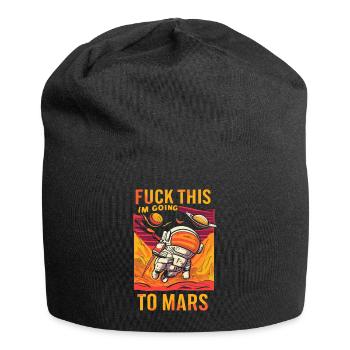 Lustiger Spruch Fuck This I’m Going To Mars - Bonnet en jersey - noir - Devant