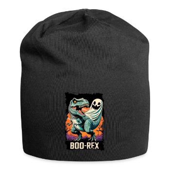 Halloween Dinosaur Dino T-Rex Boo - Jersey Beanie - black - Front