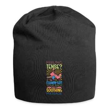 Flamingo is a masseur - Jersey Beanie - black - Front