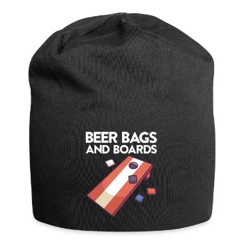 Jeu de Cornhole Tenue de trou de maïs avec Cornhole - Bonnet en jersey - noir - Devant