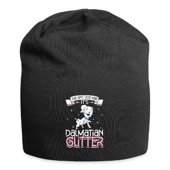Paillettes dalmates - Bonnet en jersey - noir - Devant
