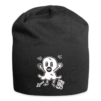 Halloween fantôme fantôme minuit effrayant enfant - Bonnet en jersey - noir - Devant