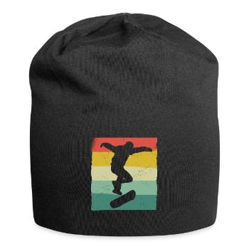 Skateboarding Skater Skateboard Skateboarder - Jersey Beanie - black - Front