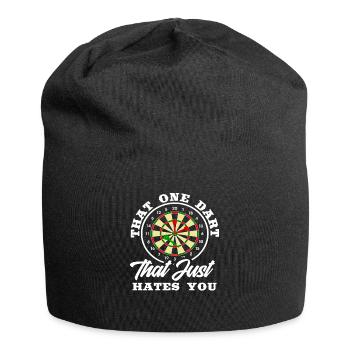 Dart Dart Dart Player Gift - Jersey Beanie - black - Front