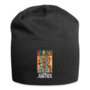 Le dieu viking Balder - Bonnet en jersey - noir - Devant