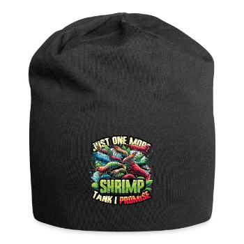 Garnelen Züchter Garnelen Aquarium - Jersey-Beanie - Schwarz - Vorne