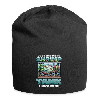 Garnelen Züchter Garnelen Aquarium - Jersey-Beanie - Schwarz - Vorne