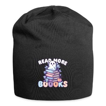 Groovy Lire la suite Boooks Ghost Halloween - Bonnet en jersey - noir - Devant
