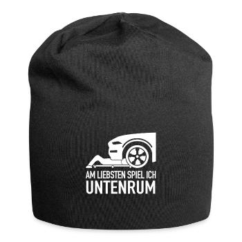 Mechanic Mechanic Workshop Car Mechanic - Jersey Beanie - black - Front