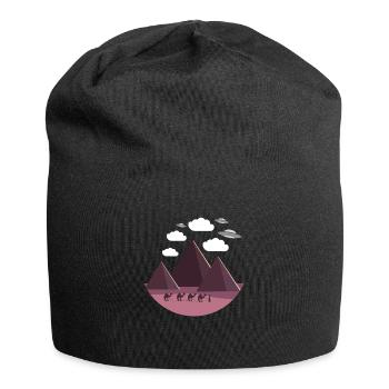 Soucoupe volante Pyramides d’Égypte - Bonnet en jersey - noir - Devant