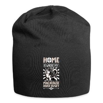 Accueil - Husky du fleuve Mackenzie - Bonnet en jersey - noir - Devant
