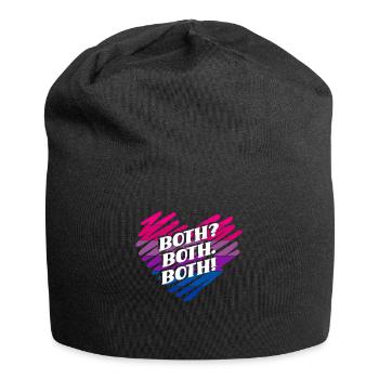Bisexuell Beide Beide Beide - Jersey-Beanie - Schwarz - Vorne