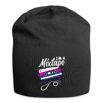 Bisexuell Mixtape - Jersey-Beanie - Schwarz - Vorne
