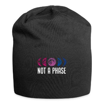 Bisexuell Phase - Jersey-Beanie - Schwarz - Vorne