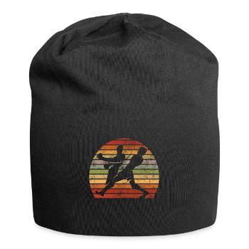 Retro Boxing Boxers - Jersey Beanie - black - Front