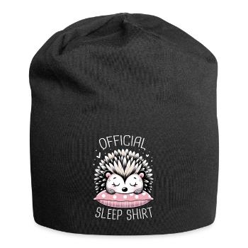 Hedgehog, Prickly, Animal, Hedgehog - Jersey Beanie - black - Front