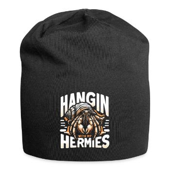 Crab Hermit Crab Crab - Jersey Beanie - black - Front