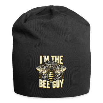 honey bee, beekeeper, bee, bee - Jersey Beanie - black - Front