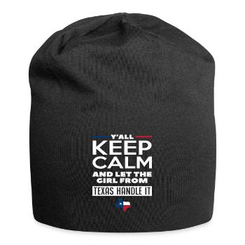 Texas Girl Texan - Jersey Beanie - black - Front
