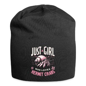 Crab Hermit Crab Crab - Jersey Beanie - black - Front