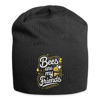 honey bee, beekeeper, bee, bee - Jersey Beanie - black - Front