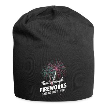 Pyrotechniker Feuerwerk Pyrotechnik - Jersey-Beanie - Schwarz - Vorne