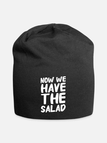 Sarcasmo Ironía Frases sarcásticas divertidas - Gorro holgado de tela de jersey - negro