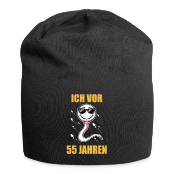 Cadeau d’anniversaire 55 ans Enfant d’anniversaire - Bonnet en jersey - noir - Devant