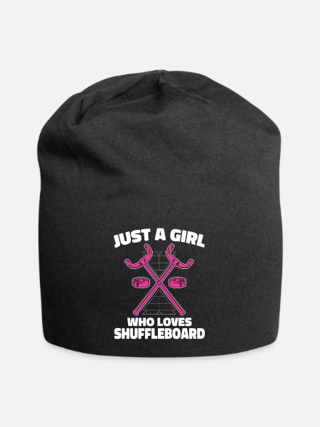 Shuffleboard Shoveboard Shuffleboarding - Jersey-Beanie - Schwarz