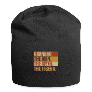 Grandad The Man The Myth The Legend - Jersey Beanie - black - Front