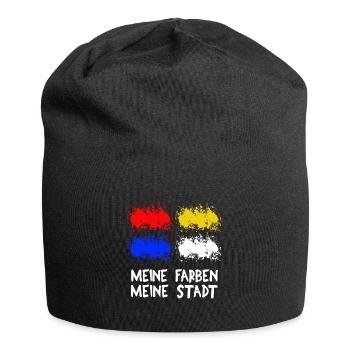 Mainz Fastnacht Farben Meine Stadt - Jersey-Beanie - Schwarz - Vorne