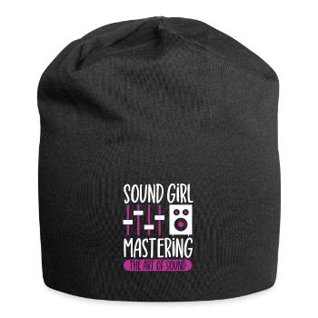 Sound Girl - Sound Engineer - Jersey Beanie - black - Front
