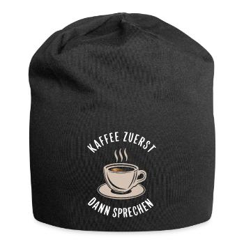 Coffee Coffee Coffee Drinkers Coffee Lovers - Jersey Beanie - black - Front
