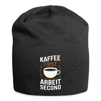 Coffee Coffee Coffee Drinkers Coffee Lovers - Jersey Beanie - black - Front