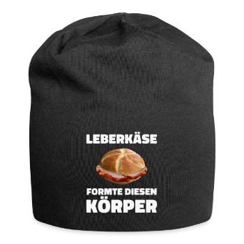 Leberkäs Bayern Leberkas Semmel Fleischkäse - Bonnet en jersey - noir - Devant