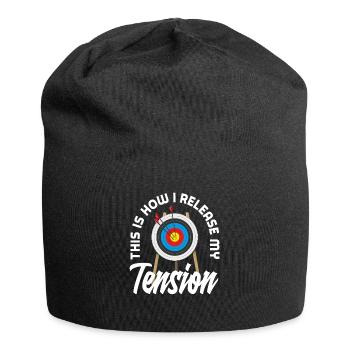 Archer Saying Archery - Jersey Beanie - black - Front