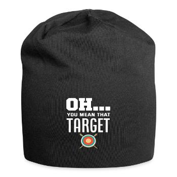 Archer Archery Pun - Jersey Beanie - black - Front