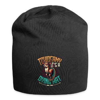 Taxidermy It's A Dying Art Hirschmotiv - Jersey-Beanie - Schwarz - Vorne