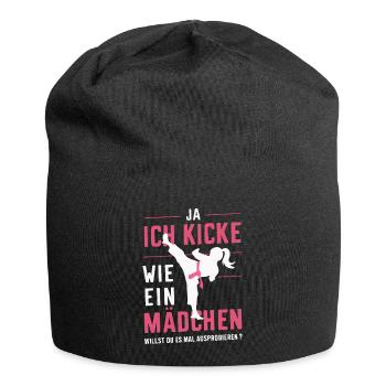 Karate Kampfsport Kämpfer Karate - Jersey-Beanie - Schwarz - Vorne