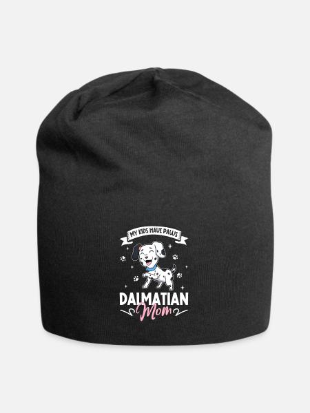 Dalmatiner Mama - Jersey-Beanie - Schwarz