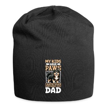 Carpathian Shepherd Dog Dad - Jersey Beanie - black - Front