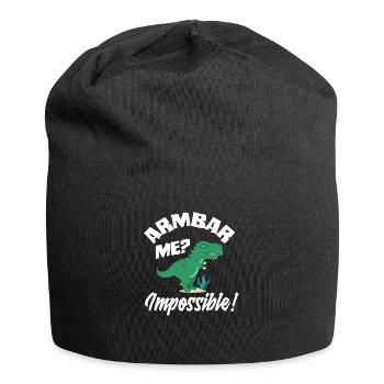Armbar Me Impossible Dinosaure BJJ Fun - Bonnet en jersey - noir - Devant