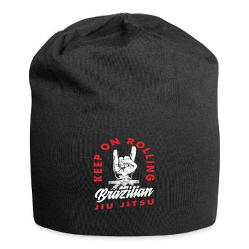 Keep On Rolling Brazilian Jiu Jitsu - Jersey Beanie - black - Front
