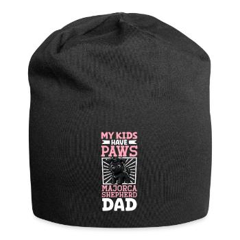 Ca de bestiar Papa - Jersey-Beanie - Schwarz - Vorne