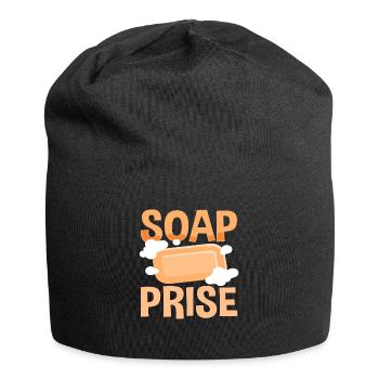 Funny Soap Joke Soap Pinch Surprise - Jersey Beanie - black - Front