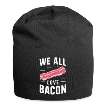 Bacon Breakfast Bacon - Jersey Beanie - black - Front